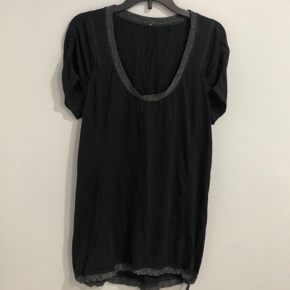 Lululemon Willpower Ruched Drawstring Short Sleeve Tech Tee Women’s Size 6